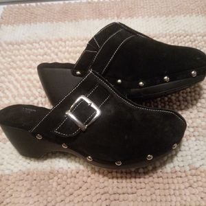 Slip on studded clogs